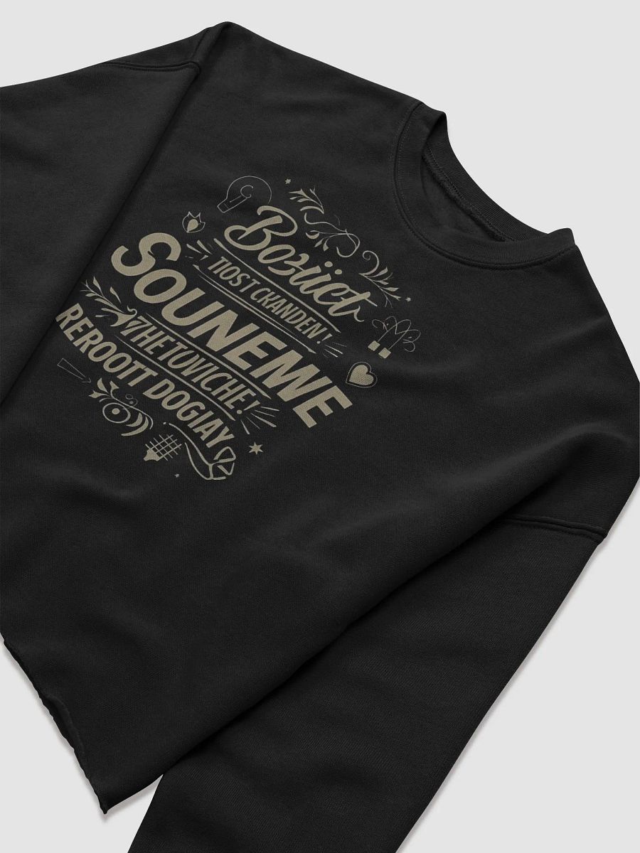Whimsical Doodle Delight Crop Sweatshirt product image (5)