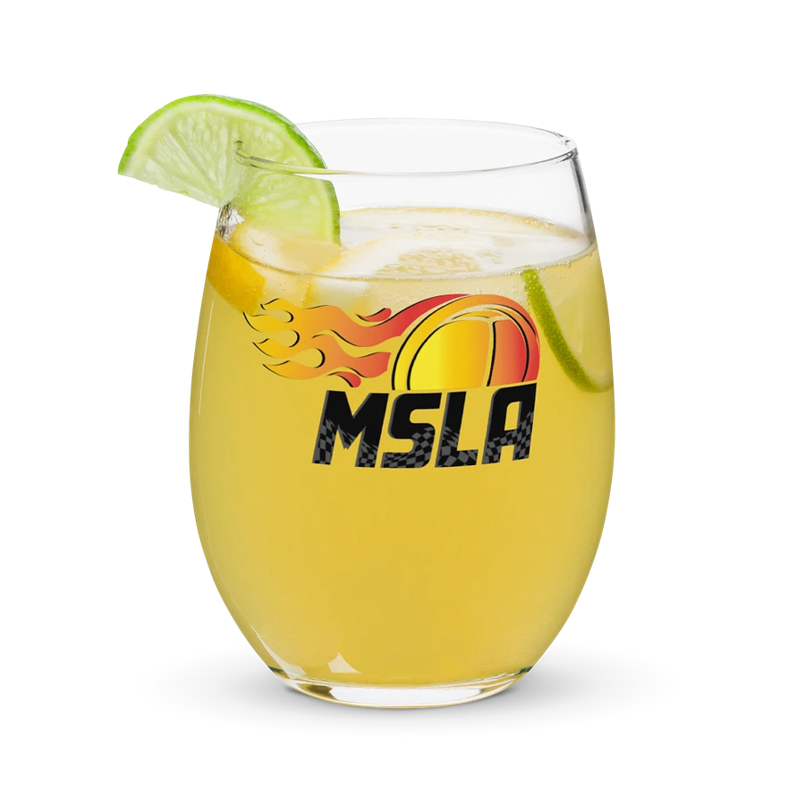 MSLA Logo Stemless Wine Glass product image (1)