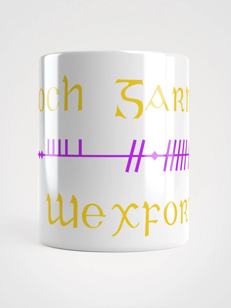 Wexford/Loch Garman Celtic Scholastic style Ogham Mug product image (5)