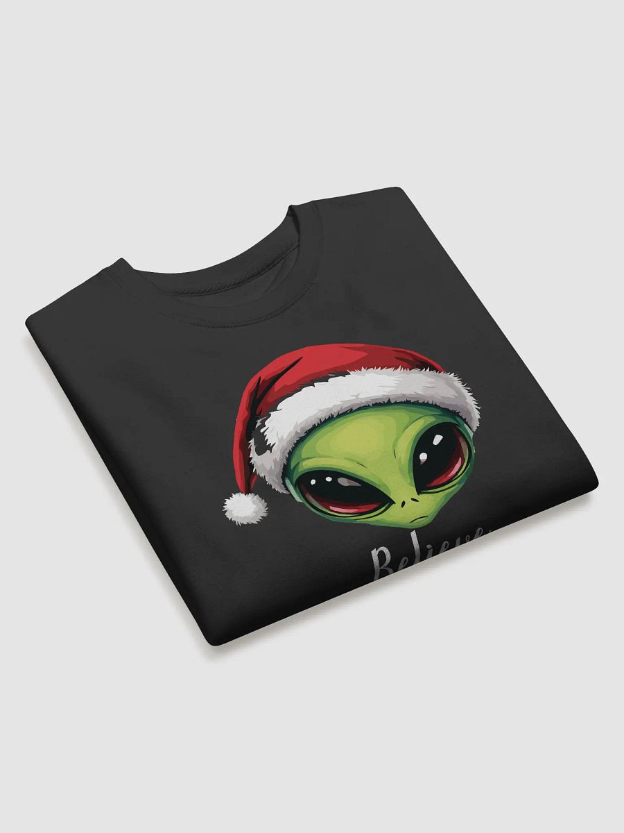 Alien Santa Xmas UFO Funny Christmas Premium Sweatshirt product image (3)