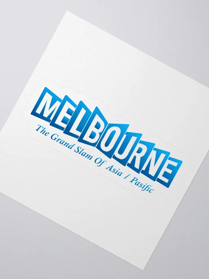 Melbourne Grand Slam Kiss Cut Stickers product image (6)