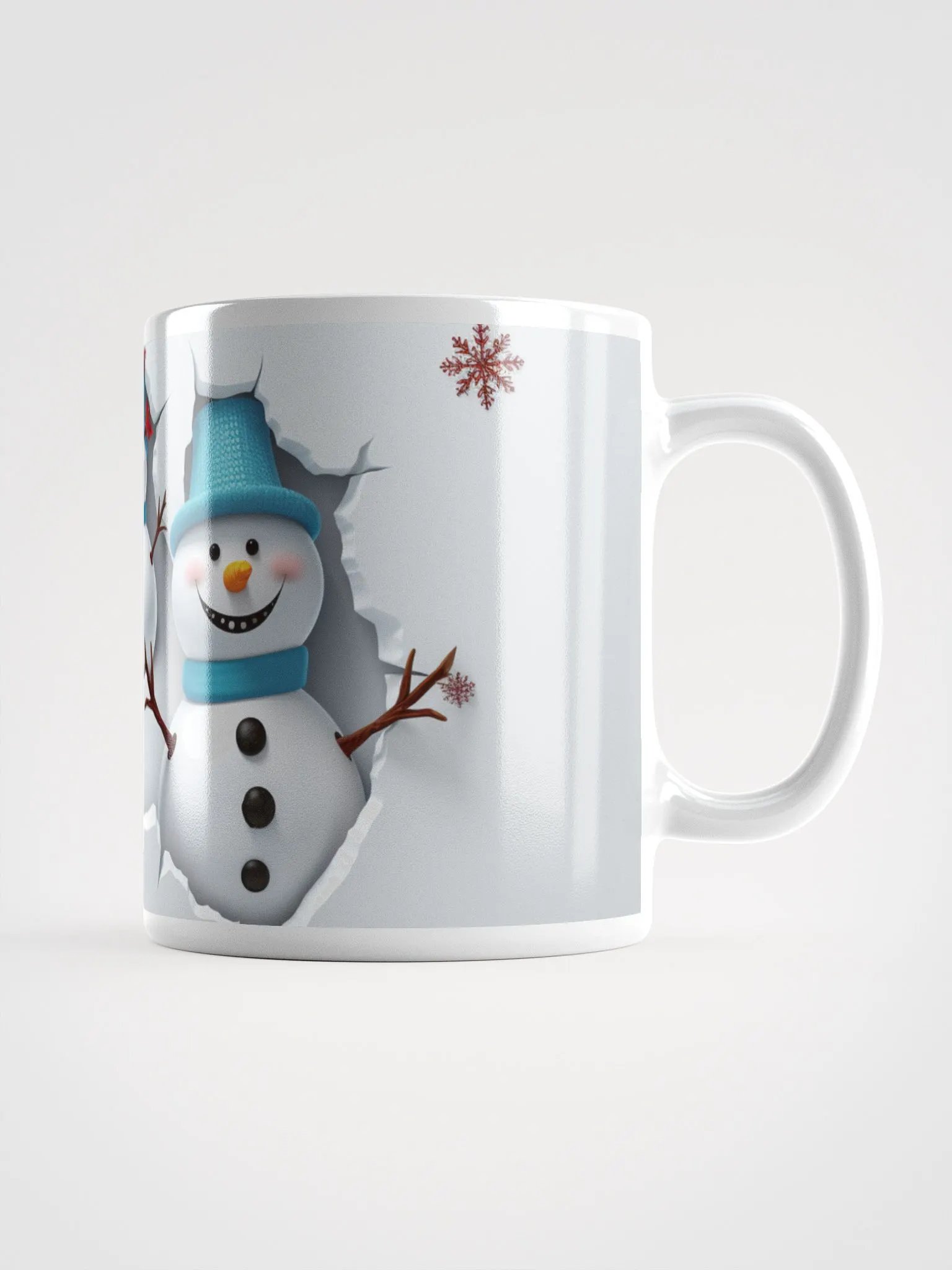 "Snowman Surprise" - A Whimsical Winter Wonderland Mug product image (1)