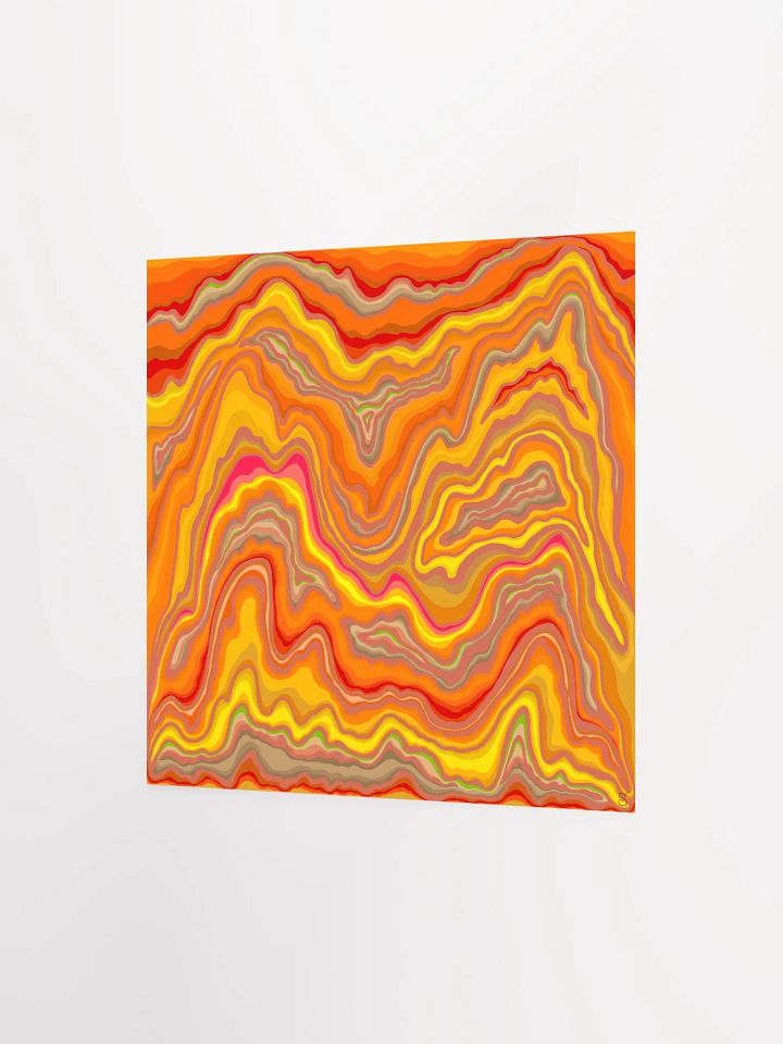 Flowing Topography Poster - Stone No. 12 product image (2)