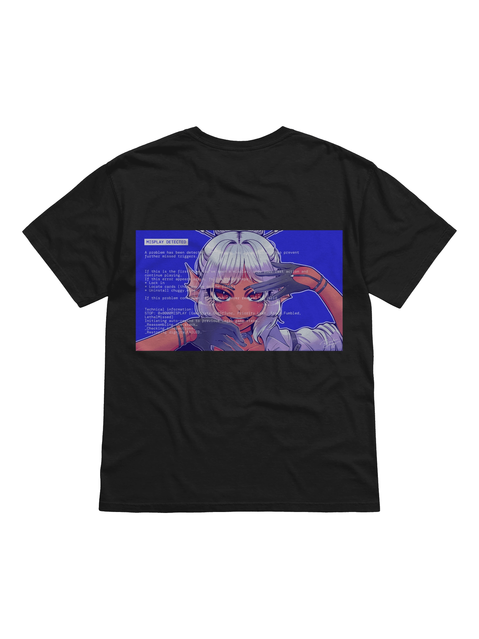 Misplay Detected Tee (Back Graphic) product image (3)