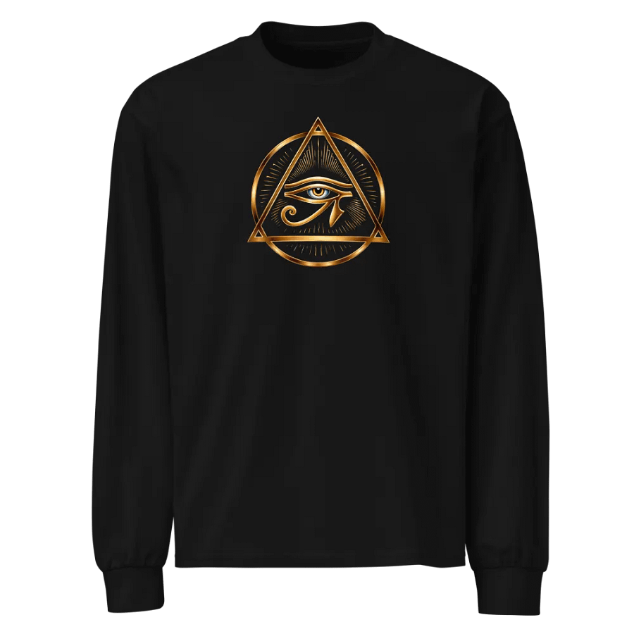 [Eye of Horus] - Unisex Premium Heavyweight Long Sleeve Shirt product image (1)