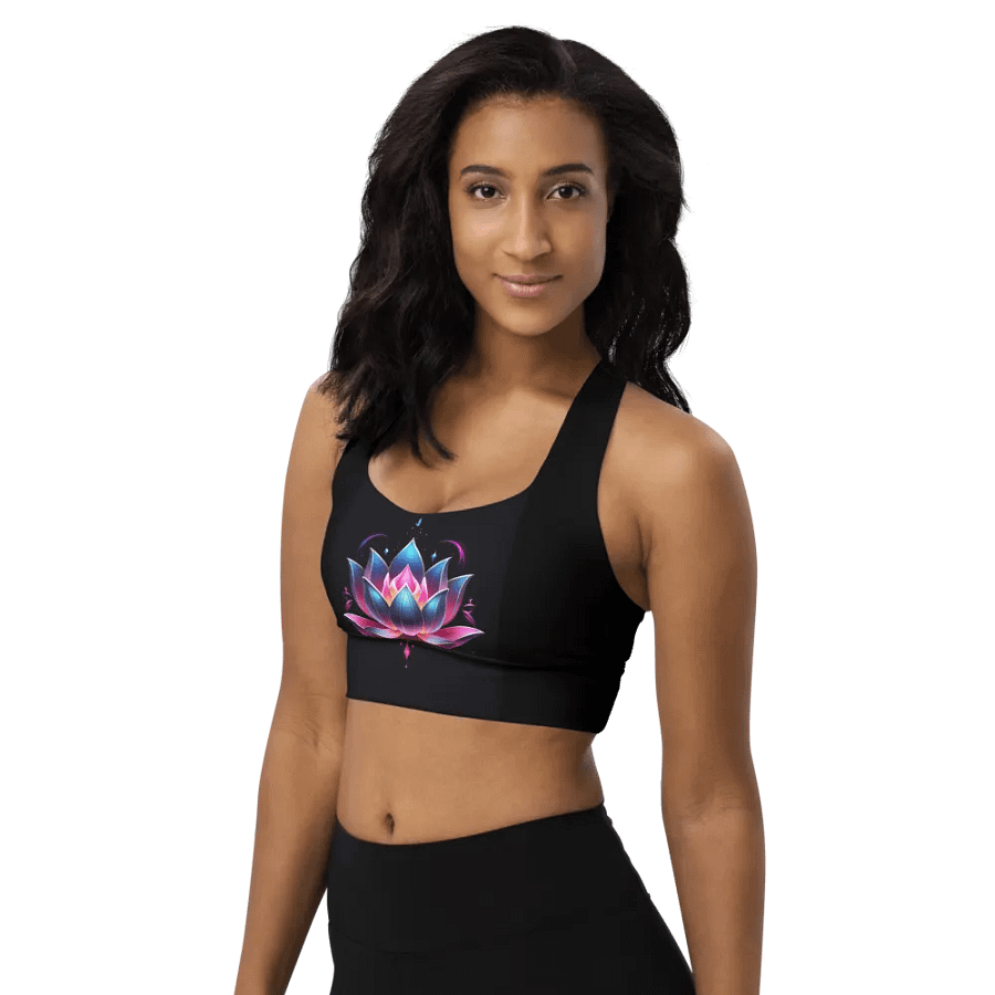 Enlightened Lotus - All-Over Sports Bra product image (4)