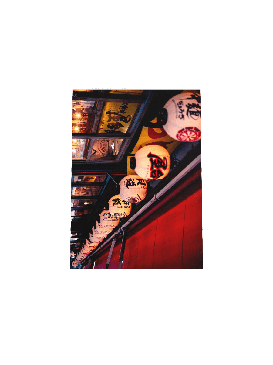 Row of Lanterns - Japan - Fine Art Print Poster product image (13)