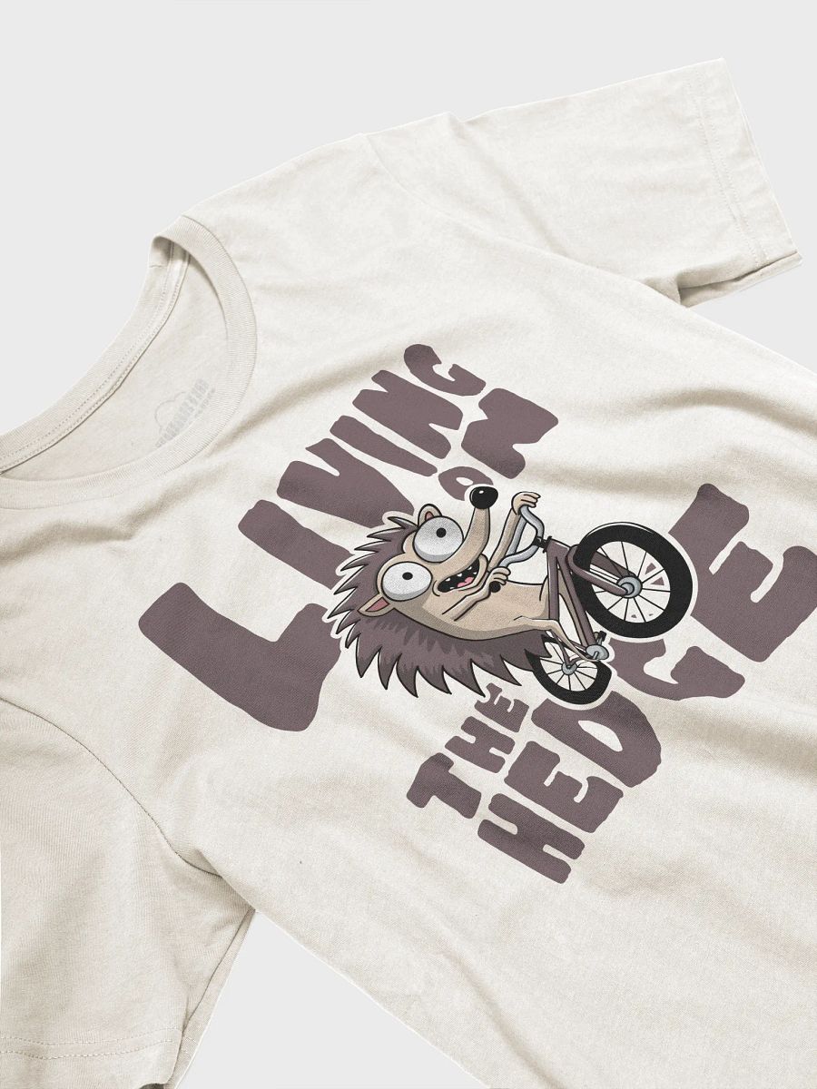 Living on the Hedge Funny Hedgehog Cycling T-Shirt – Cute Animal Pun Tee for Bike Lovers product image (3)