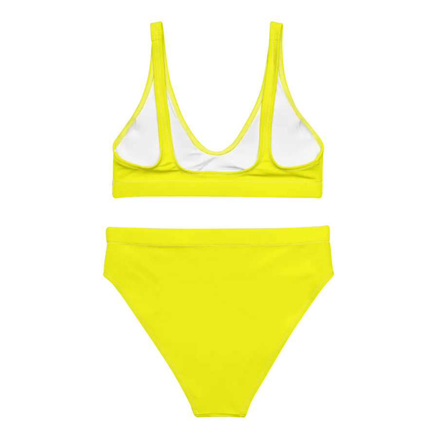 Plain Color Yellow Bikini Set product image (2)