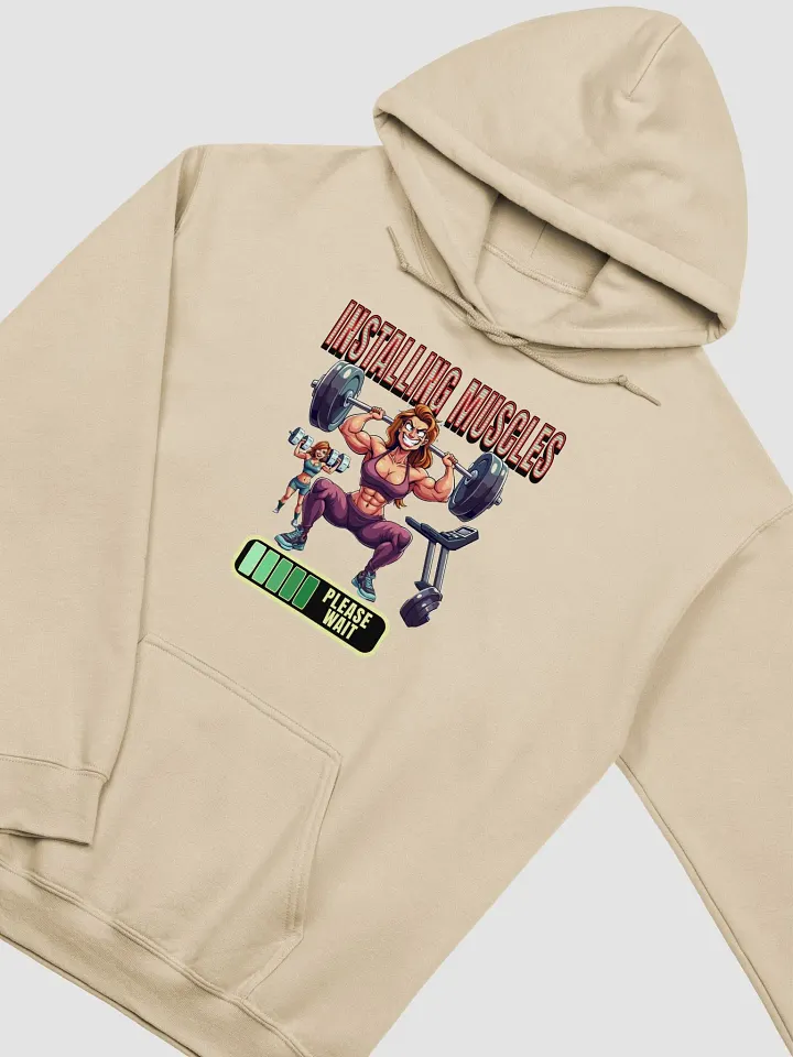 Installing Muscle Weightlifting Female Zone Hoodie product image (20)