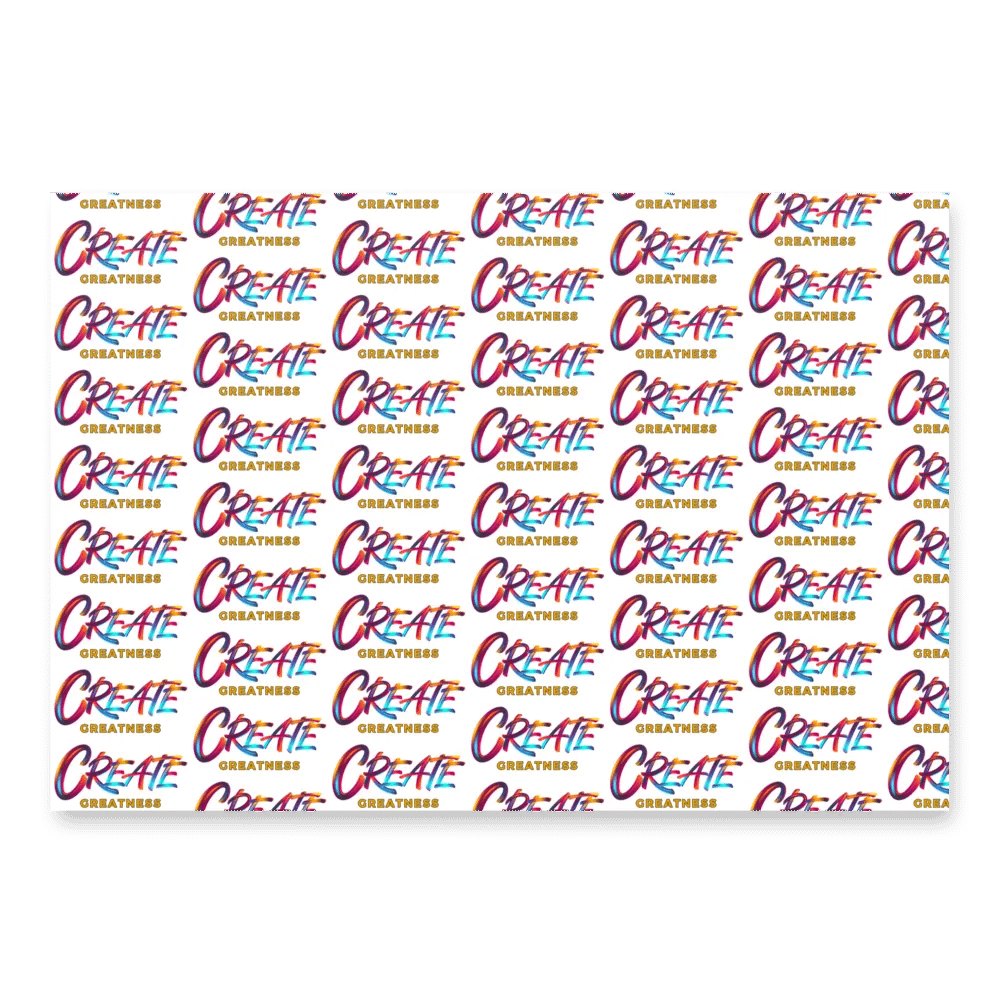 Create Greatness Wrapping Paper Set product image (2)