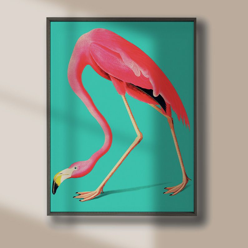 Vintage Flamingo Art Print product image (3)