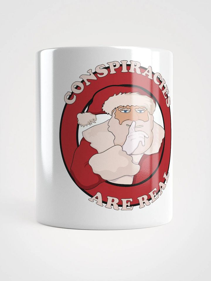 Conspiracies Are Real - Santa Claus - White Glossy Mug product image (1)
