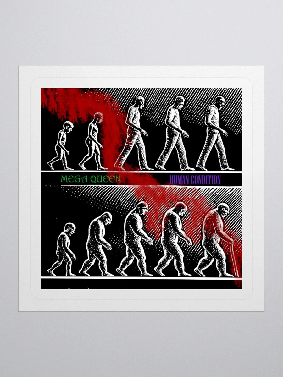 Mega Queen's Human Condition Sticker & Digital Album Pack product image (1)