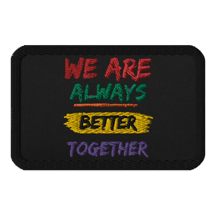 Kyburg60 - We Are Always Better Together Patch product image (1)