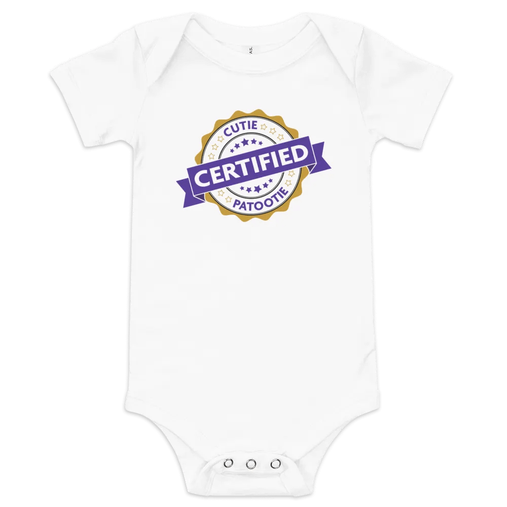 Certified Cutie Patootie Baby One Piece product image (10)