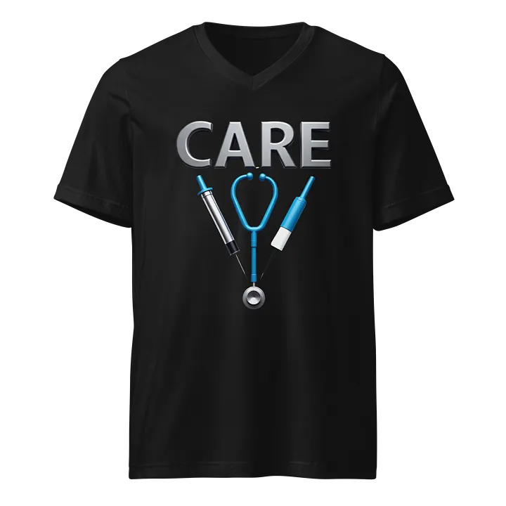CARE Medical Symbols V-Neck T-Shirt product image (1)