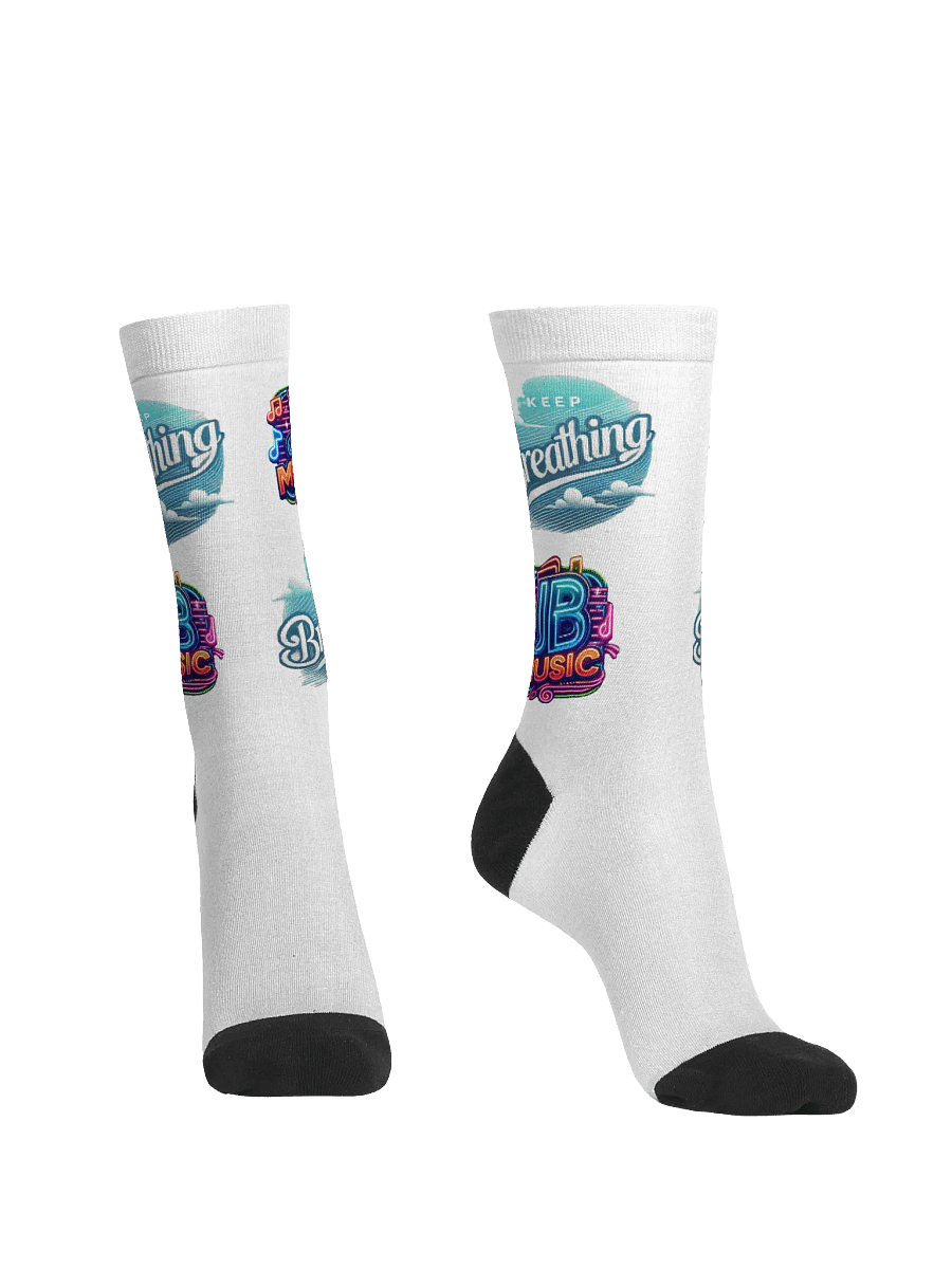 Neon Music Fusion Crew Socks product image (3)