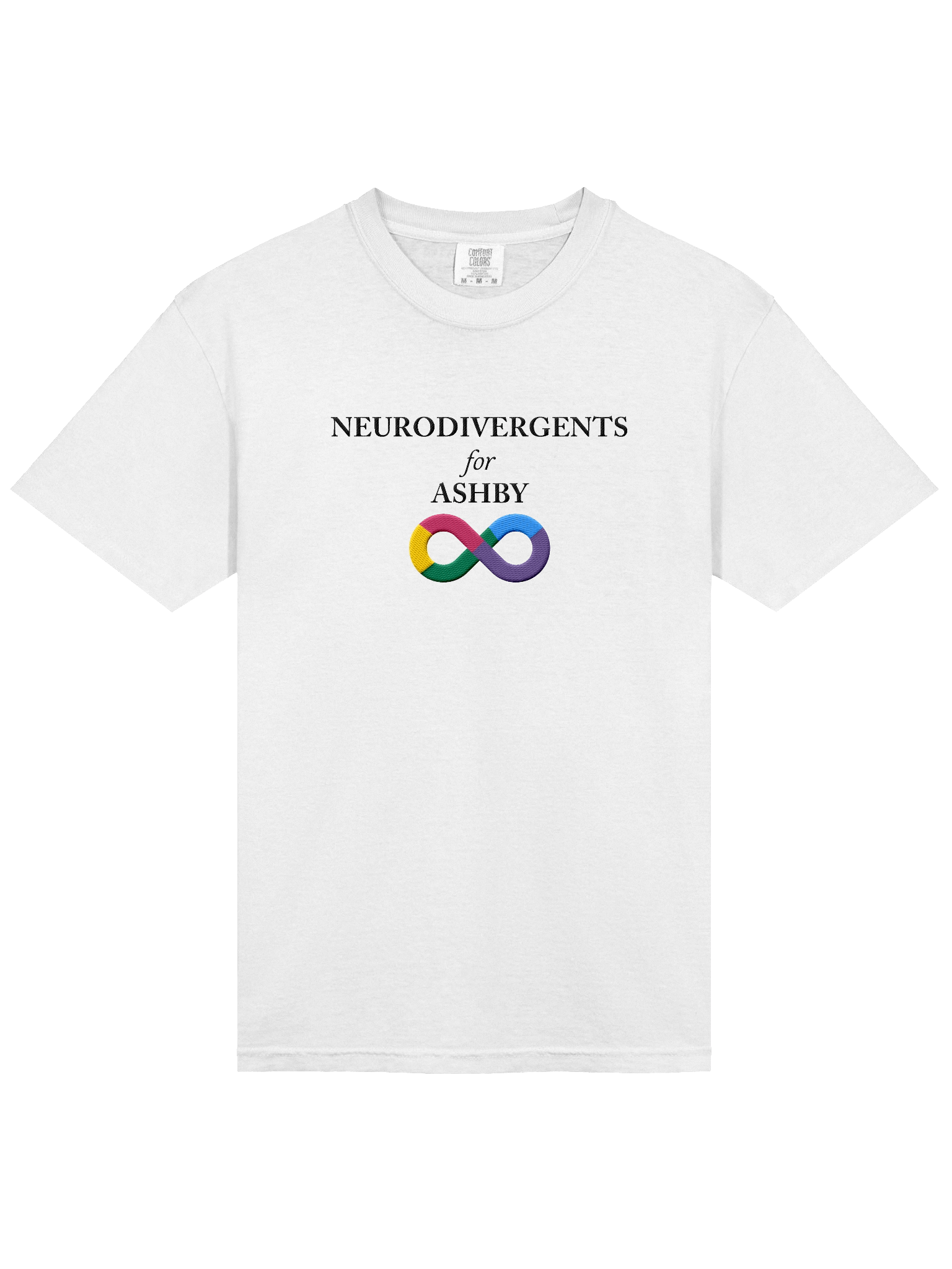 NEURODIVERGENTS 4 ASHBY TSHIRT (embroidered) product image (3)