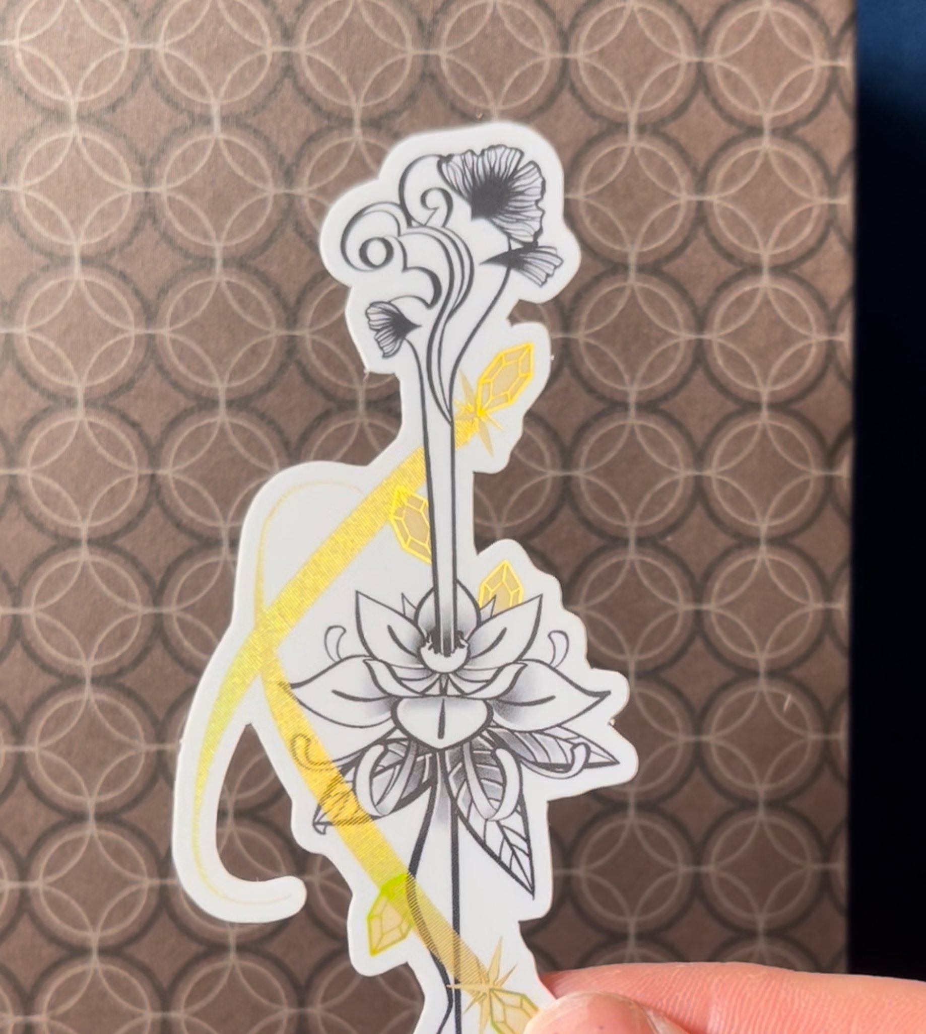 Ningguang Holo Vinyl Sticker product image (3)