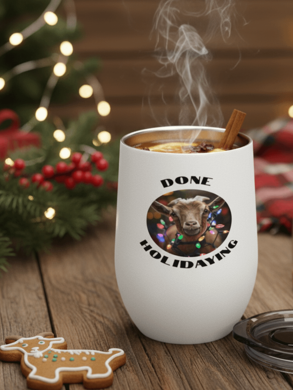 Done Holidaying Baby Goat Tumbler product image (1)