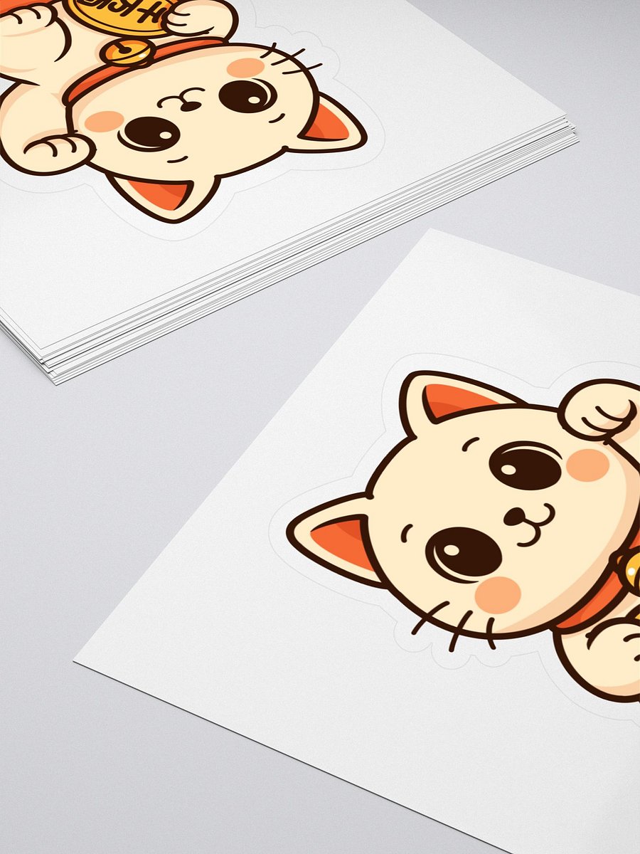 Fortune Cat Vinyl Stickers product image (4)