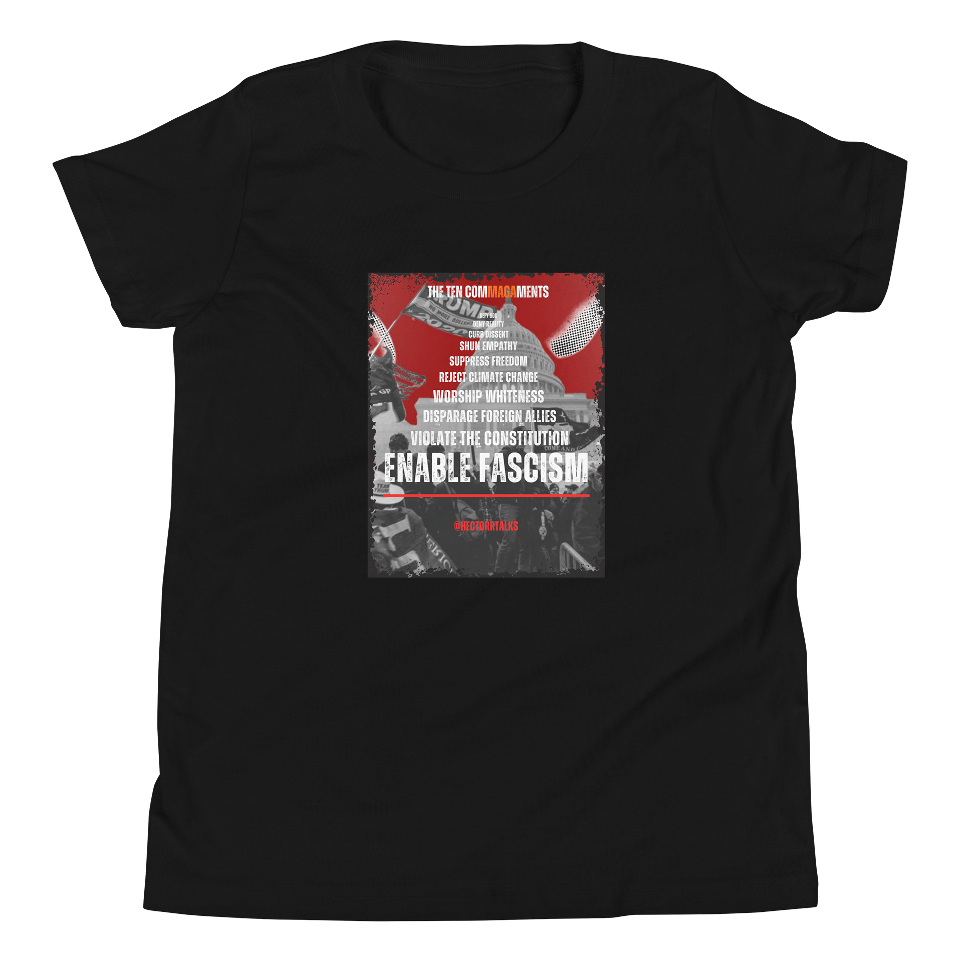 Ten ComMAGAments Kids Tee | D A R K product image (4)