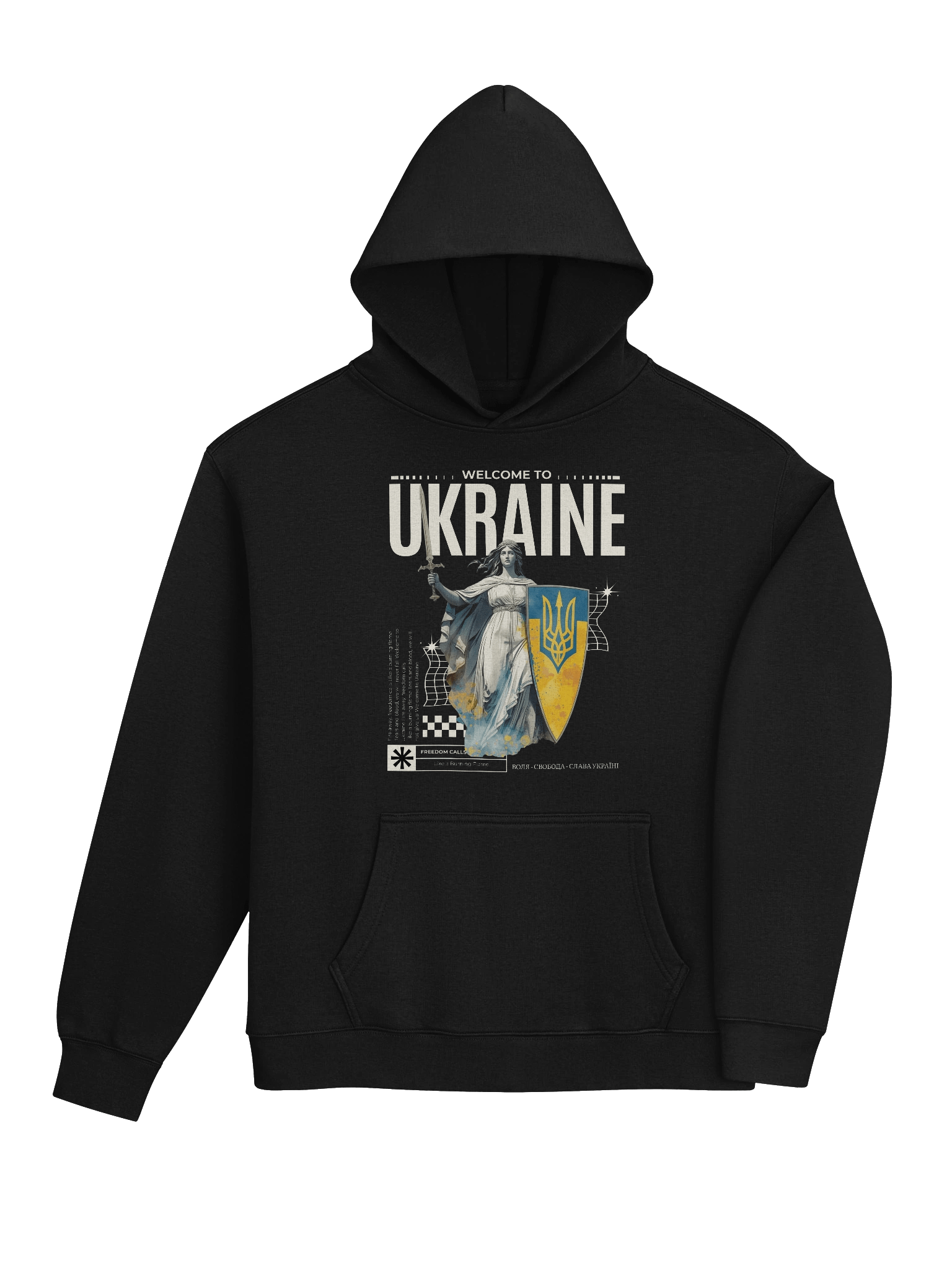 Ukrainian Warrior Spirit Unisex Hoodie product image (4)