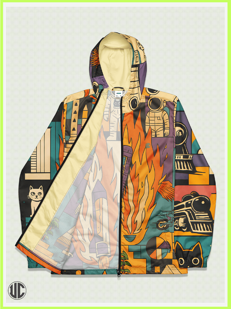 Strange Fiction Retro Futurist - Windbreaker product image (1)