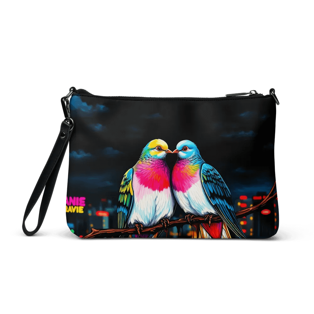 faux leather Charcoal Chic Crossbody Bag product image (3)
