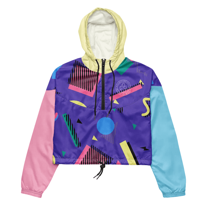Portal to the 90's Cropped Windbreaker product image (2)