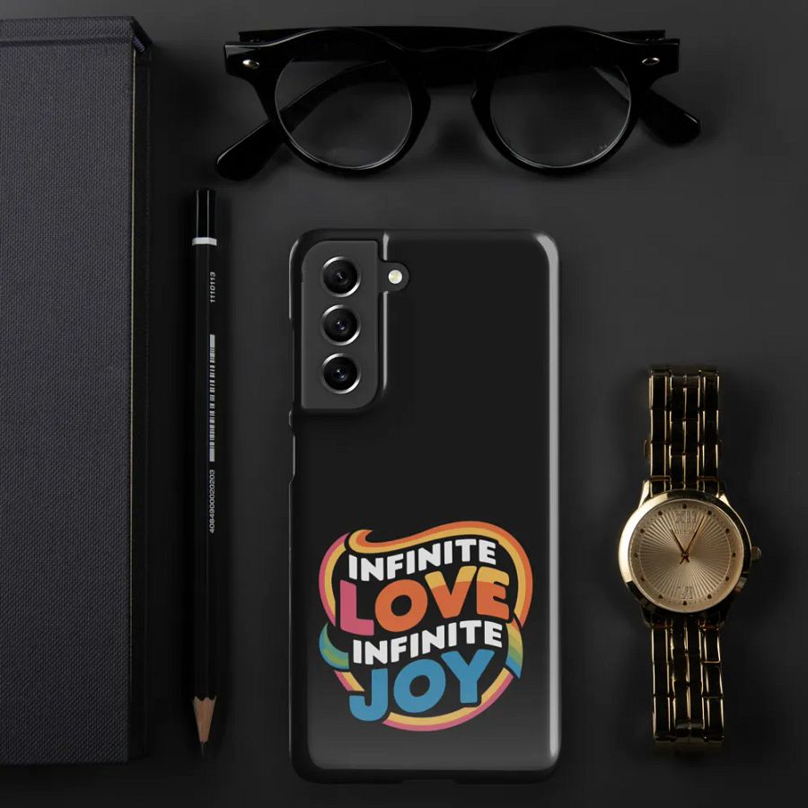 Infinite Love Infinite Joy Snap Case for Samsung (Black) product image (8)