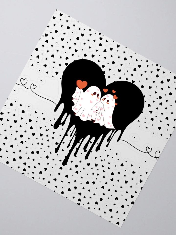 Love Ghosts Kiss Cut Stickers product image (2)