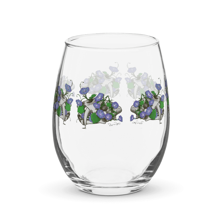 Morning Glory Smilodon Wine Glass product image (4)
