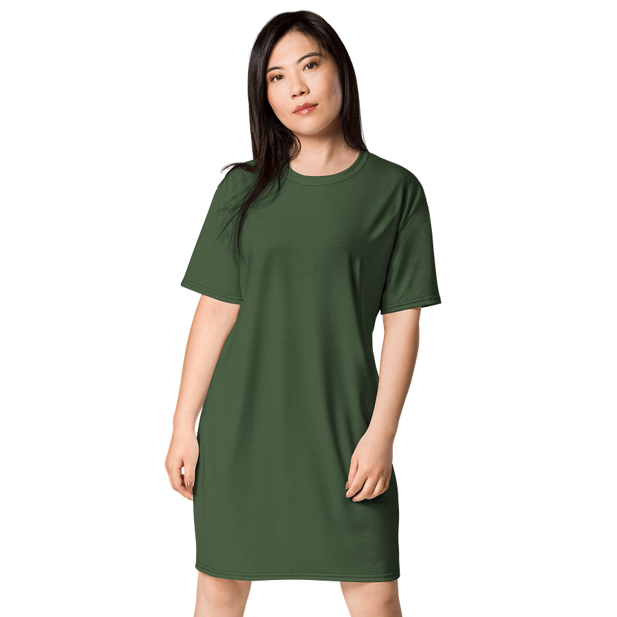 Oversized T-Shirt Dress - Earthy Tom Thumb, Sizes 2XS-6XL product image (1)
