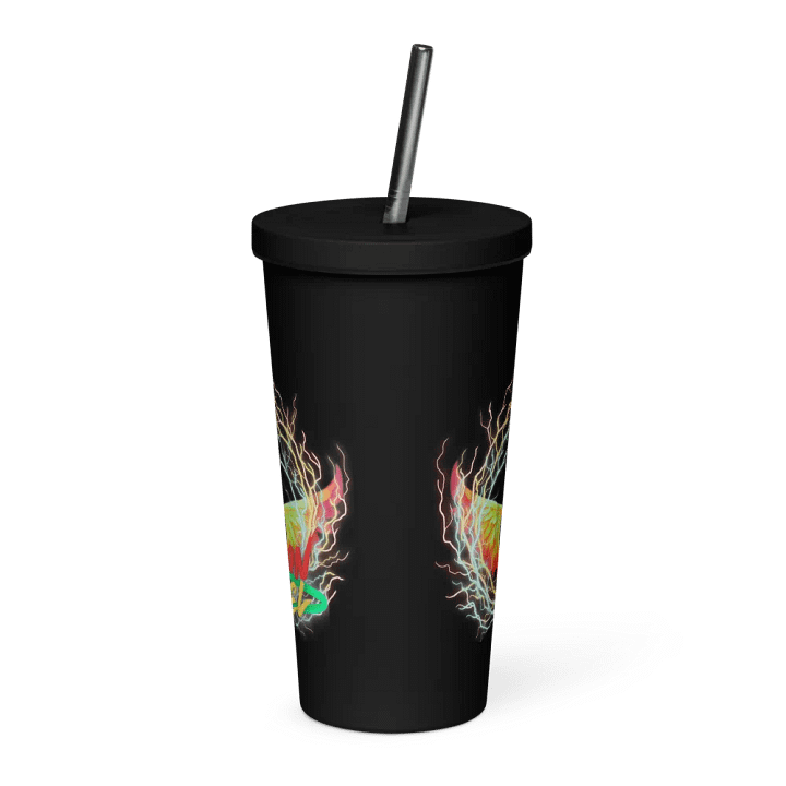 demon angel wings drinking bottle product image (1)