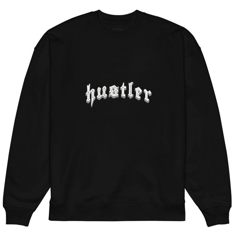 Magigio Hustler Unisex Organic Oversized Sweatshirt product image (1)