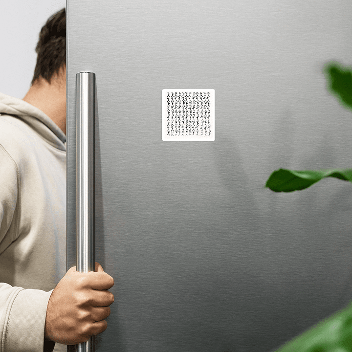 men sleep walking Magnet product image (2)