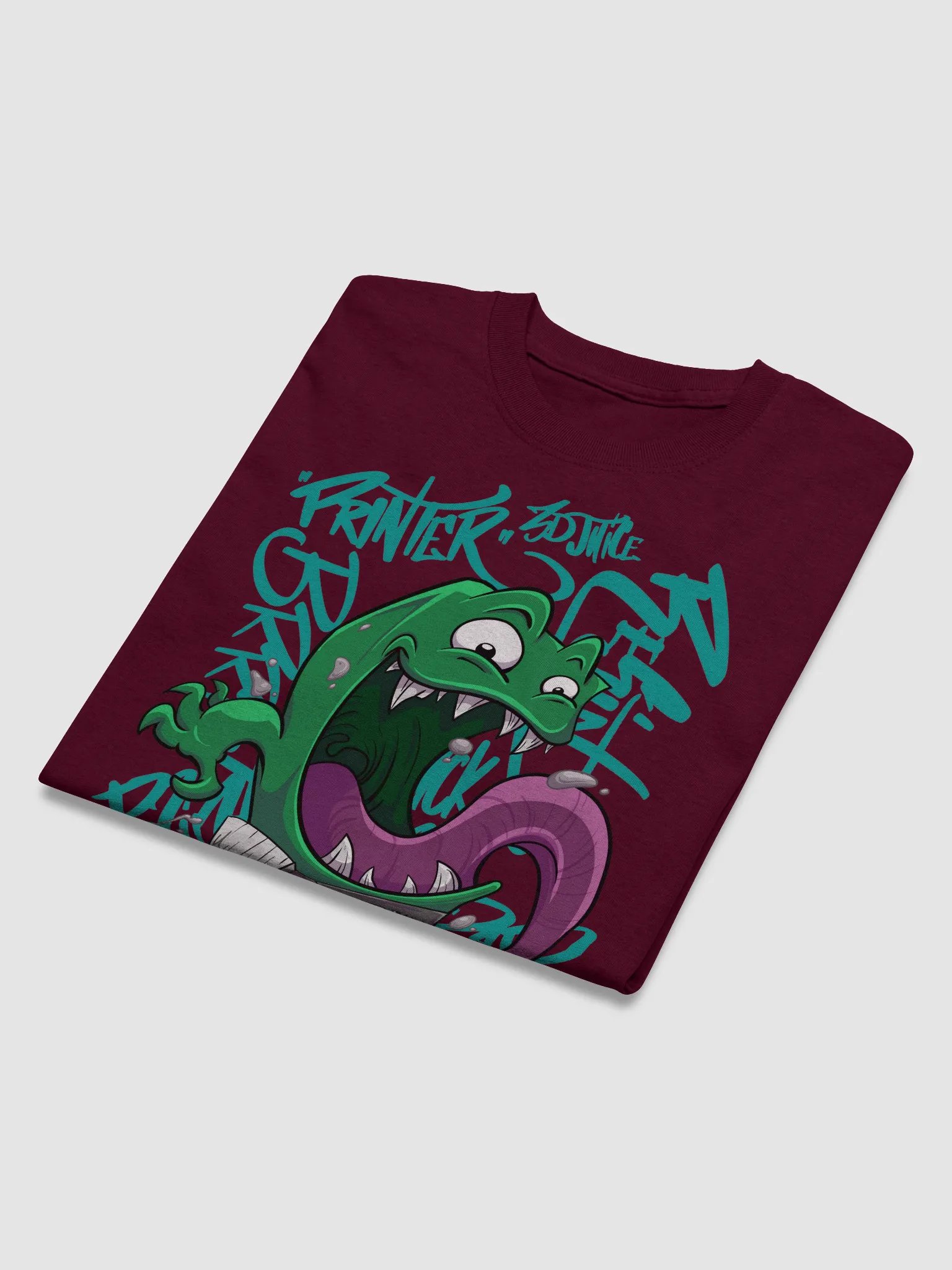 Printer Monster (Unisex heavyweight shirt) product image (26)