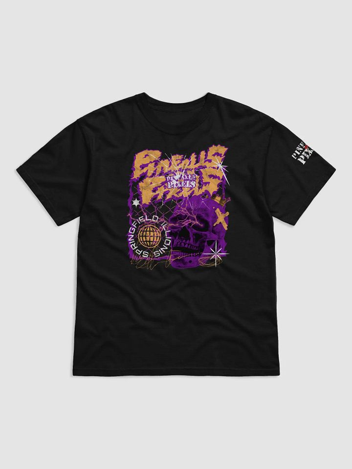 Pinfalls and Pixels Skull Black Shirt product image (1)