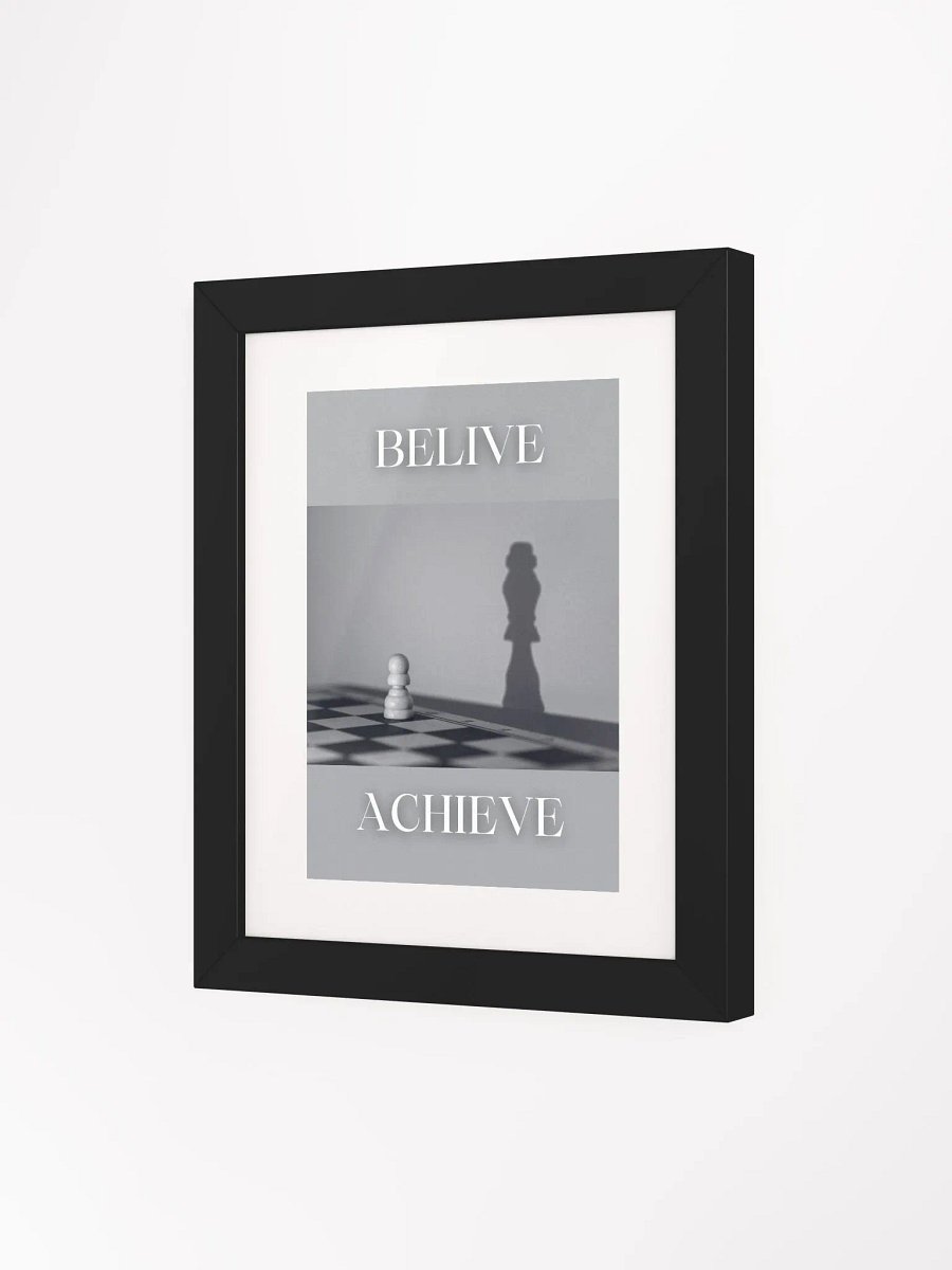 Believe to Achieve Chess Shadow Art product image (3)