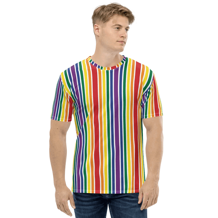 Rainbow Stripe T Shirt product image (1)