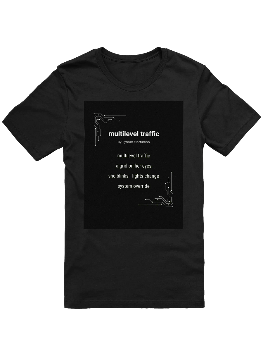 Glitch Chic: “multilevel traffic” T-shirt product image (1)