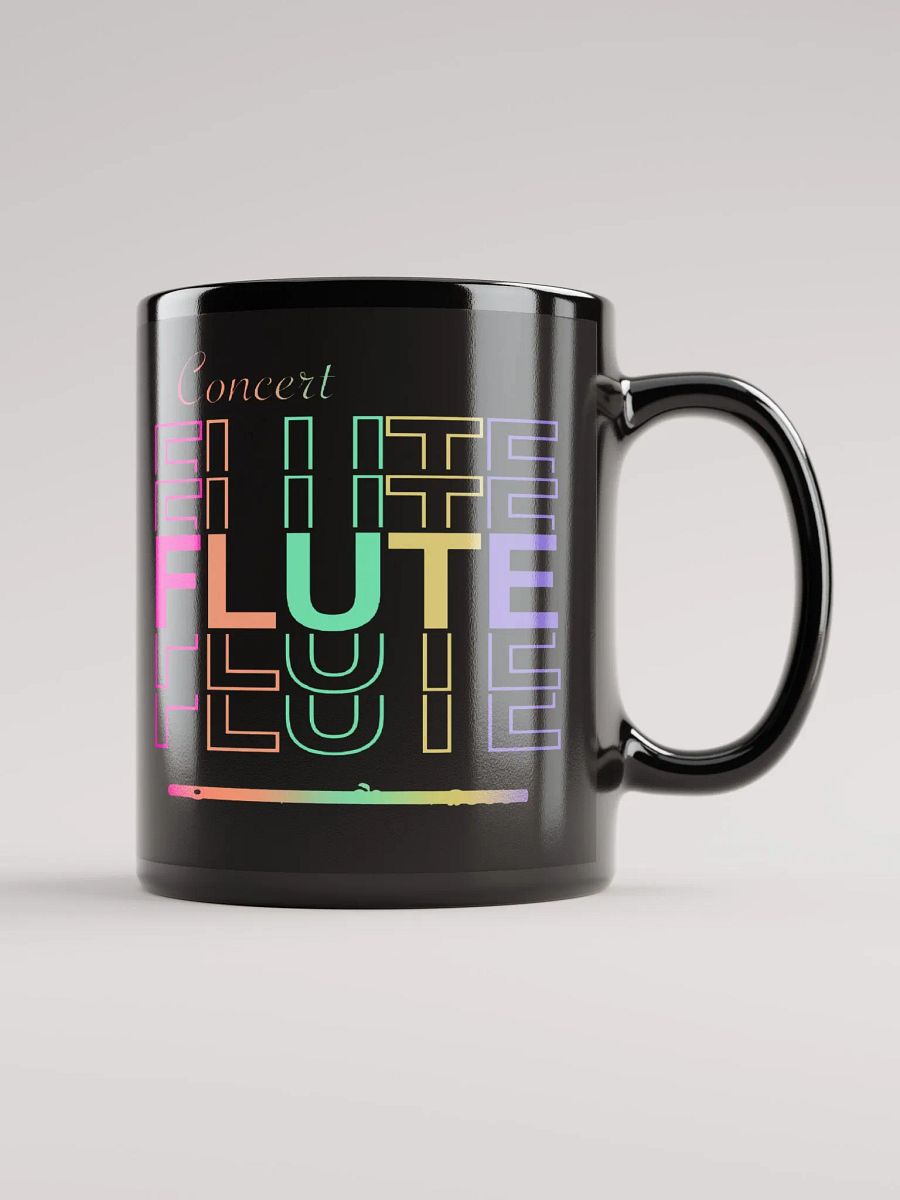 Symmetrical Flute Graphic Mug - Concert Flute product image (1)