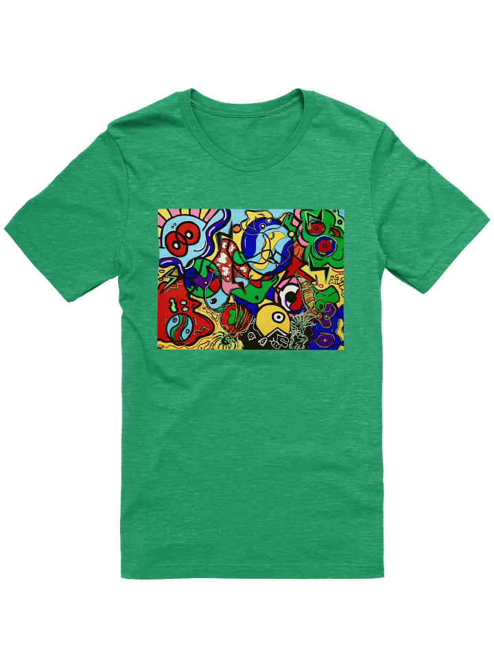 Chaos Turning Chaos Abstract Cartoon T-Shirt (alt version) product image (1)