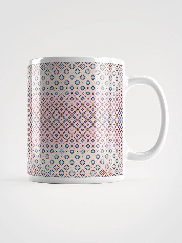 Seamless Metamorphosis Hearts & Stars Patterned Ceramic Mug product image (2)