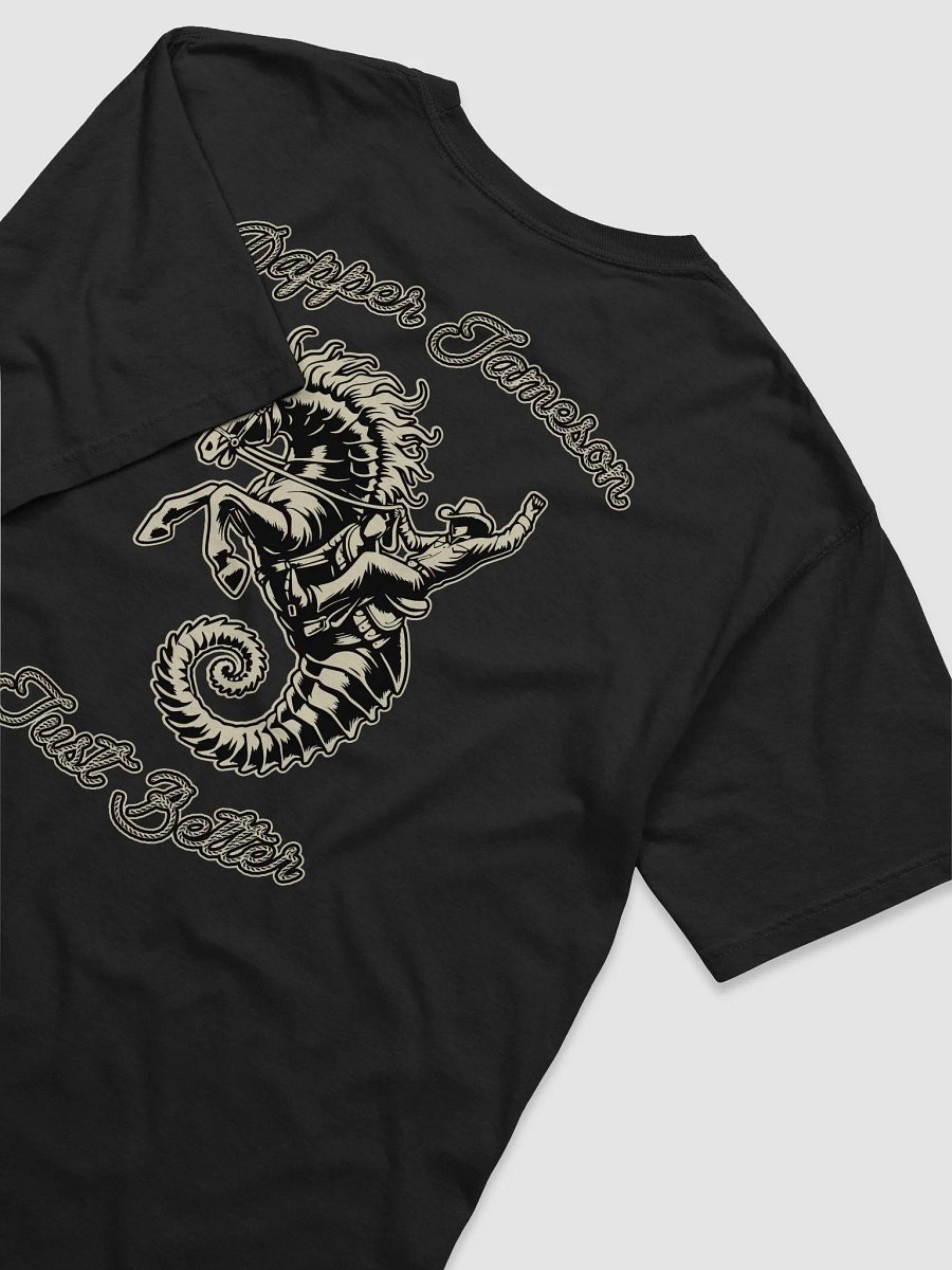 CUHBOY & SEAHORSE T SHIRT (BLACK) product image (4)