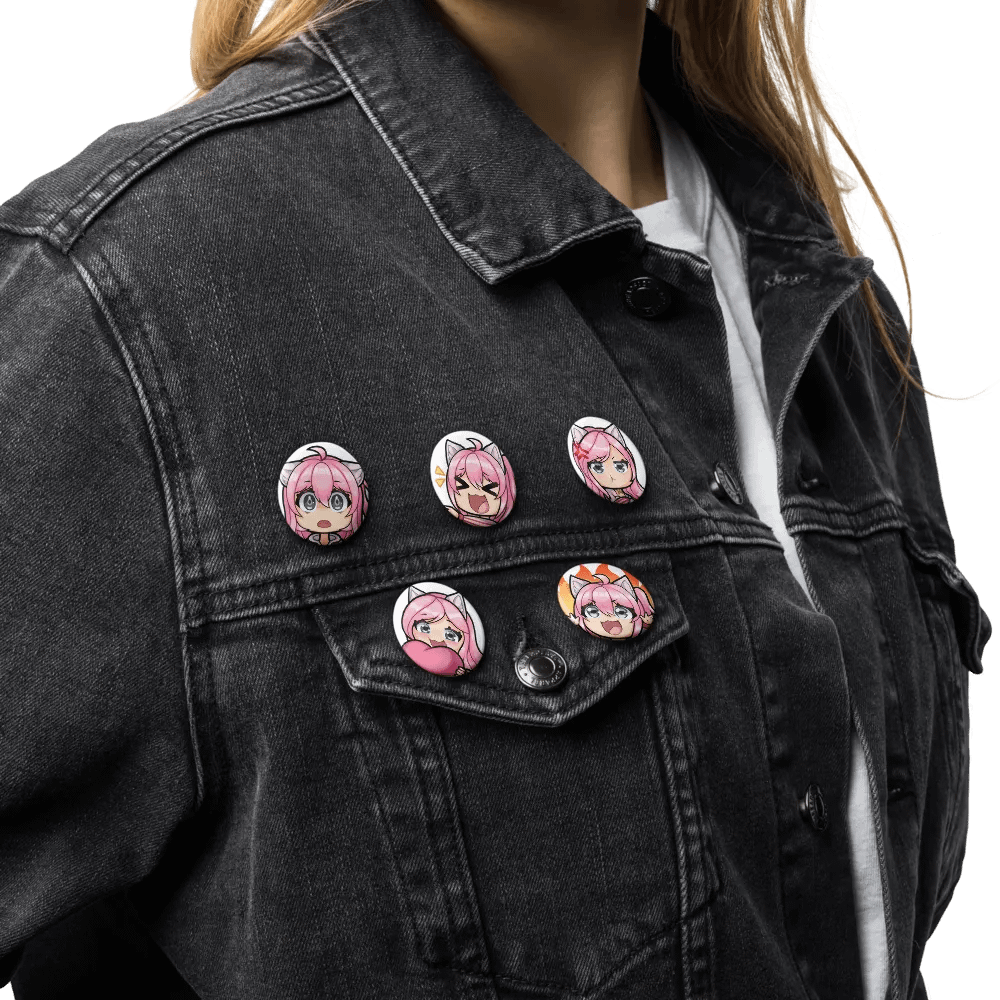Mysteli Button Pins 1.25