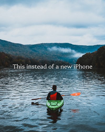 The new orange iPhone 17 Pro is pretty, but save your dollars for camp gear! 🏕️ #camping #gayoutdoors #gaytravel #camplife
