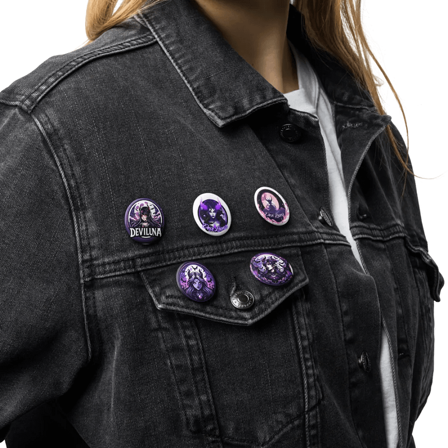 Set of 5 DeviLuna Pins product image (17)